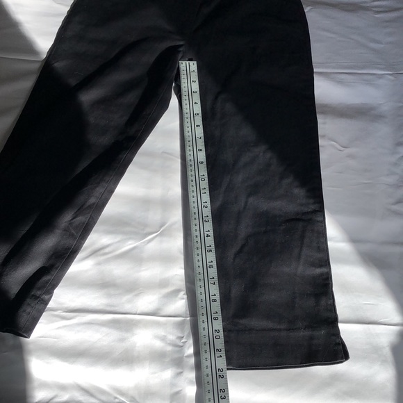 Women’s size 6P Talbots perfect crop black capris - Picture 8 of 11